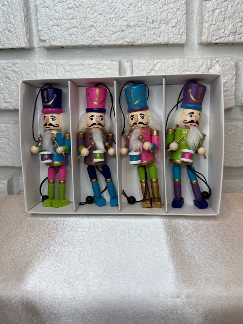 Dancing Nutcracker Holiday Ornament Set